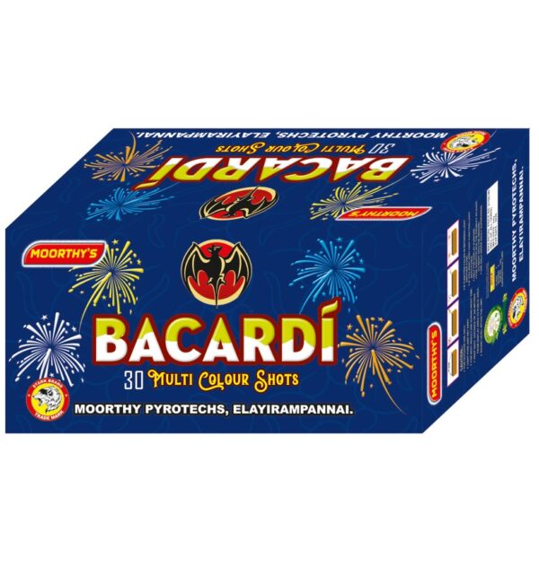 30 Shots Bacardi Multi Colour